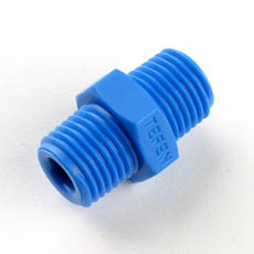 Tefen Hex Nipple 1/4in