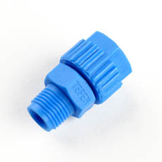 Tefen Male Connector 8mm x 1/4in BSP