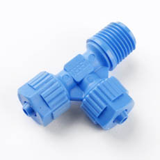 Tefen Male Run Tee 6mm X 1/4in BSP