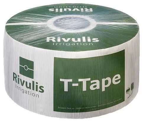 T-Tape 16mm 15mil x 10cm (4") Spacing 0.75 L/hr x 1250m