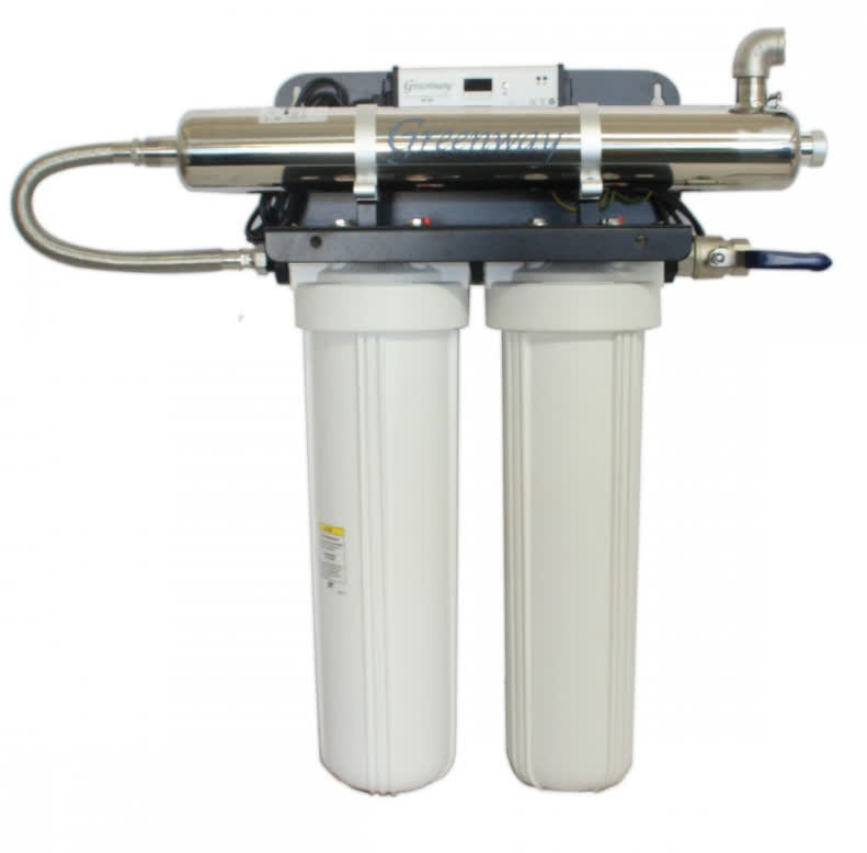 UV Unit Greenway with 2 x 20in Filters Complete