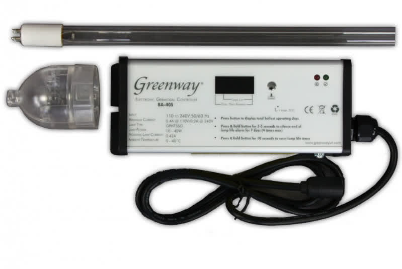UV Greenway Ballast incl Cap- O-ring and Lamp (Retro Kit)