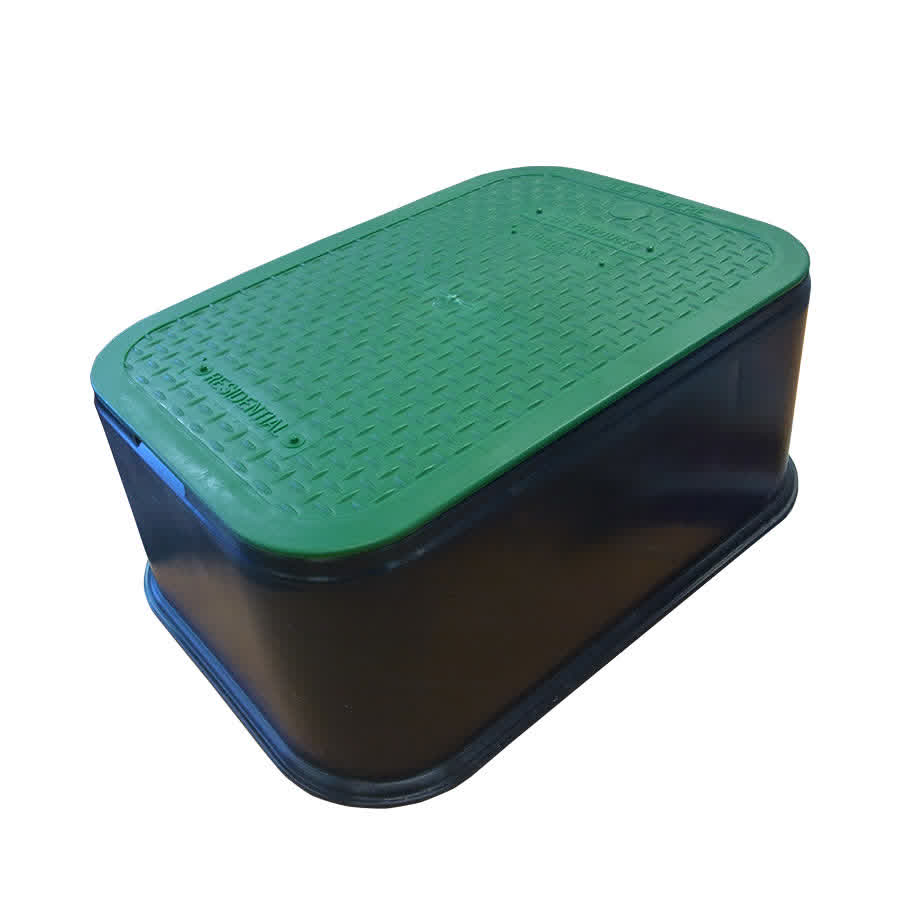 HR Valve Box Rectangular 430x295x190mm Deep c/w Overlay Lid